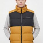 Chaleco Tecnología Puff Columbia Hombre Amarillo con Negro