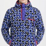 Polera Columbia Caballero Azul con Diseño