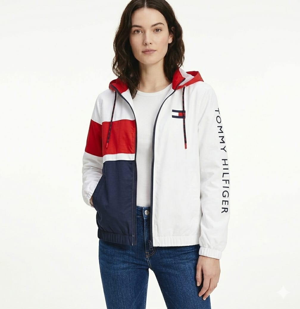 Casaca Tommy Hilfiger Dama Blanca - Image 2