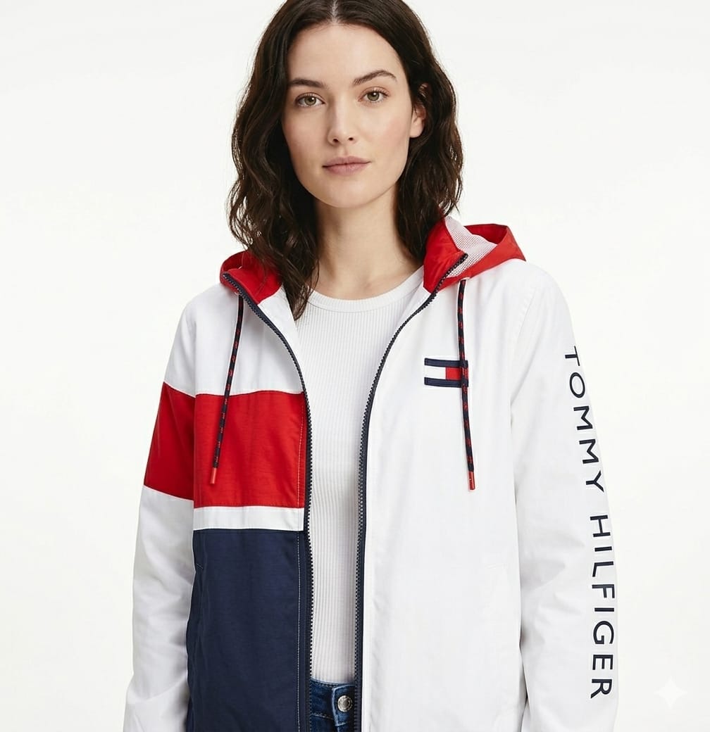 Casaca Tommy Hilfiger Dama Blanca - Image 3