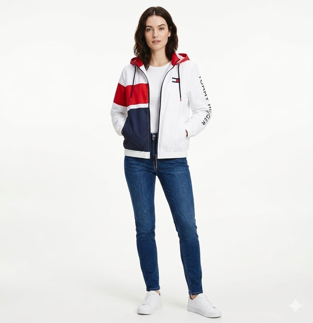 Casaca Tommy Hilfiger Dama Blanca - Image 5
