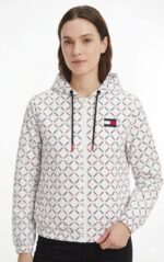 Casaca Cortaviento Tommy Hilfiger Dama Blanca - Image 3