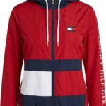Casaca Cortaviento Tommy Hilfiger Dama Roja