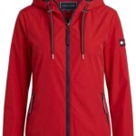 Casaca Cortaviento Tommy Hilfiger Dama Roja