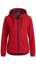 Casaca Cortaviento Tommy Hilfiger Dama Roja