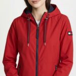 Casaca Cortaviento Tommy Hilfiger Dama Roja