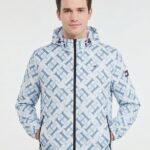 Casaca Impermeable Tommy Hilfiger Caballero Blanca