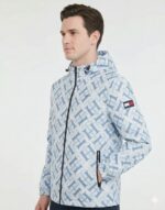 Casaca Impermeable Tommy Hilfiger Caballero Blanca - Image 3