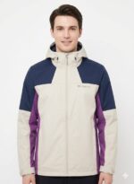 Casaca Columbia Impermeable Caballero Crema - Image 2