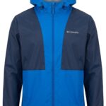 Casaca con Tecnología Columbia Impermeable Caballero Azul