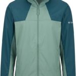 Casaca Columbia Impermeable Caballero Verde Agua