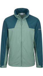 Casaca Columbia Impermeable Caballero Verde Agua