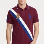 Polo Camisero Ralph Lauren Caballero Vino