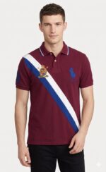 Polo Camisero Ralph Lauren Caballero Vino - Image 2