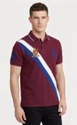 Polo Camisero Ralph Lauren Caballero Vino - Image 3