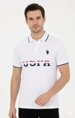 Polo Camisero US POLO Caballero Blanco - Image 2