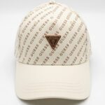 Gorra Guess Crema Monograma