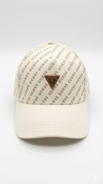 Gorra Guess Crema Monograma