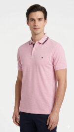 Polo Camisero Rosa Tommy Hilfiger Caballero - Image 3