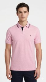 Polo Camisero Rosa Tommy Hilfiger Caballero - Image 2