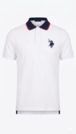 Polo Camisero Blanco US Polo Caballero