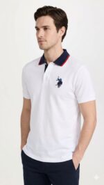 Polo Camisero Blanco US Polo Caballero - Image 3