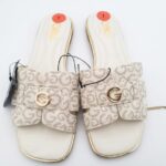 Sandalias Slides GBG Blancas Mujer