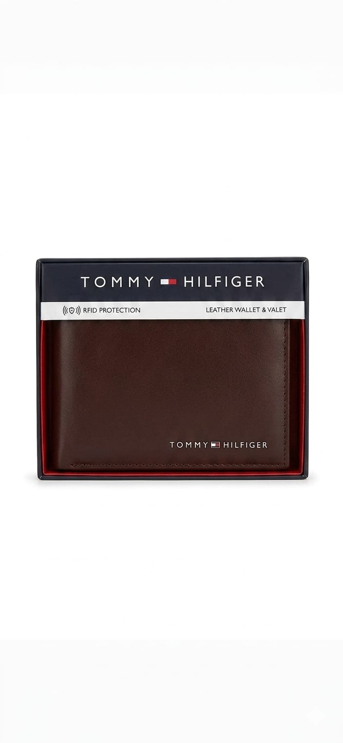 WhatsApp Image 2026-05-24 at 2.53.21 PM (1) Billetera Tommy Hilfiger Marrón - Image 1
