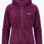 Casaca Columbia Mujer Guinda Peluche