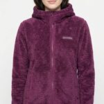 Casaca Columbia Mujer Guinda Peluche