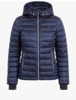 Casaca Tommy Hilfiger Packable High Shine Puffer Azul