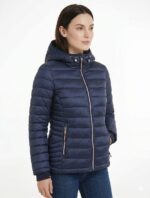 Casaca Tommy Hilfiger Packable High Shine Puffer Azul - Image 3