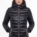 Casaca Tommy Hilfiger Packable High Shine Puffer Negra