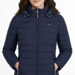 Casaca Tommy Hilfiger Packable Down High Shine Puffer Azul