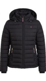 Casaca Tommy Hilfiger Packable Down High Shine Puffer Negra