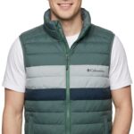 Chaleco Tecnología Columbia Hombre Verde Bloques