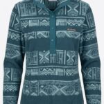 Polera Polar Columbia Dama Verde Turquesa