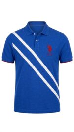 Polo Camisero Slim Fit Azul US Polo Caballero