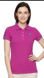 Polo Camisero US Polo Dama Fucsia - Image 2