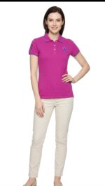 Polo Camisero US Polo Dama Fucsia - Image 3