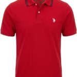 Polo Camisero Slim Fit Rojo US Polo Caballero