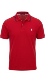Polo Camisero Slim Fit Rojo US Polo Caballero