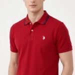 Polo Camisero Slim Fit Rojo US Polo Caballero