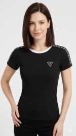 Polo Guess Negro Dama - Image 2