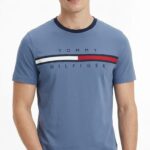 Polo Azul Acero Tommy Hilfiger Caballero