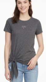 Polo Tommy Hilfiger Plomo Dama - Image 2