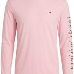 Polo Manga Larga Tommy Hilfiger Rosa Caballero