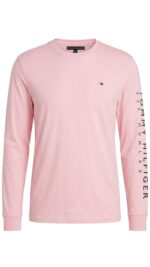 Polo Manga Larga Tommy Hilfiger Rosa Caballero
