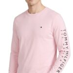 Polo Manga Larga Tommy Hilfiger Rosa Caballero