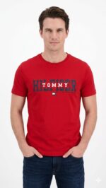 Polo Tommy Hilfiger Rojo Caballero - Image 2